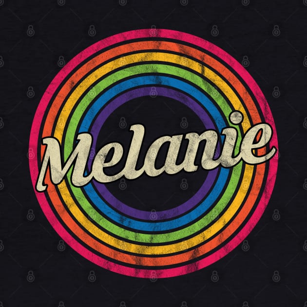 Melanie - Retro Rainbow Faded-Style by MaydenArt
